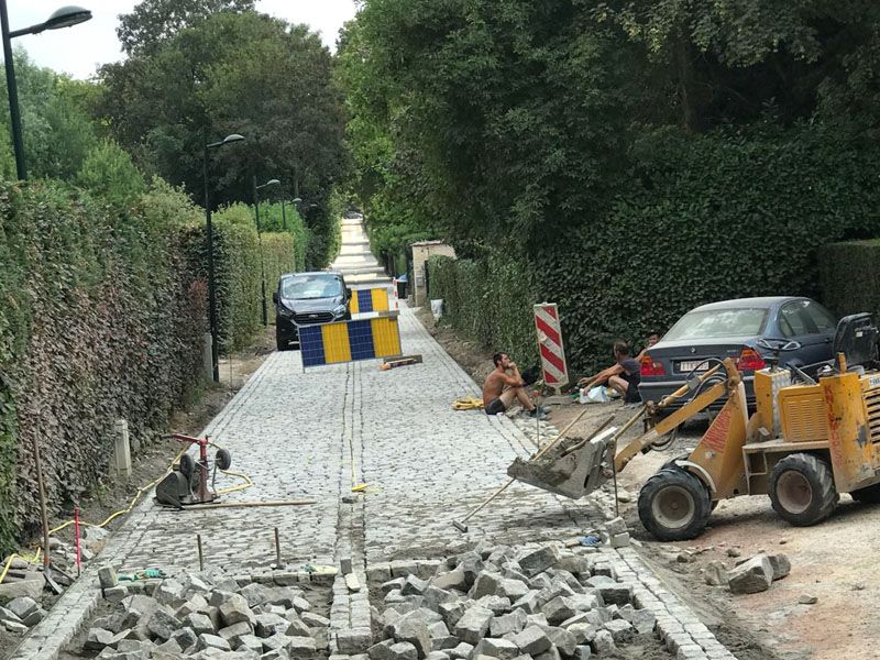 Leggen van kasseien