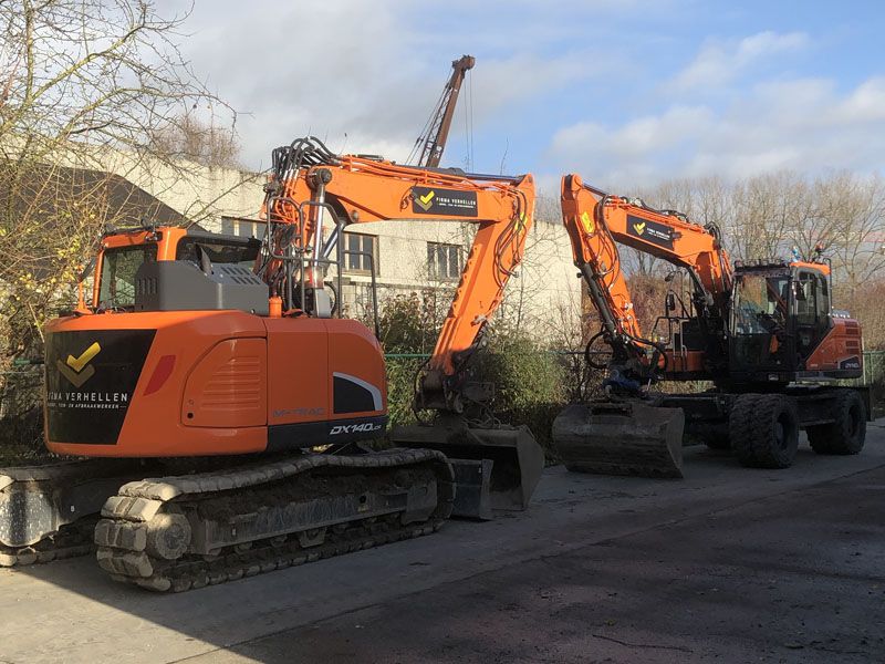 Firma Verhellen — machinepark — Ronse